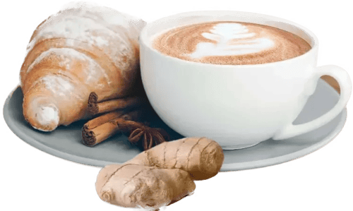Ginger Latte in a cup